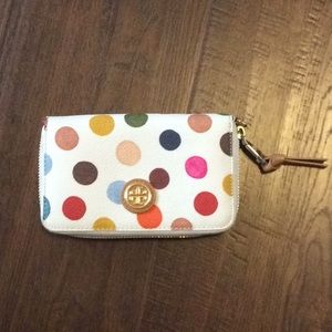 Tory Burch polka dot wallet